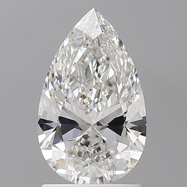 1.60 Carat Pear Shaped, Ideal Cut, E Color, VS1 Clarity, IGI Certified Lab Grown Diamond