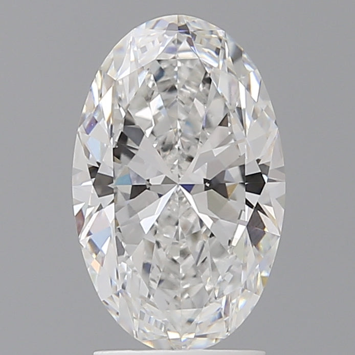 2.60 Carat Oval Shaped, Ideal Cut, D Color, VVS2 Clarity, IGI Certified Lab Grown Diamond