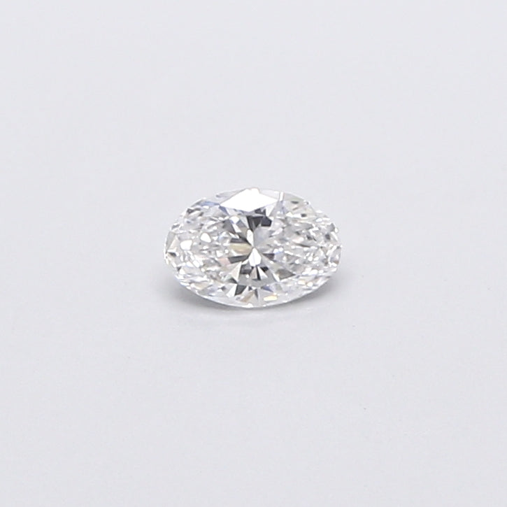 0.32 Carat Oval Shaped, Very Good Cut, D Color, VVS2 Clarity, IGI Certified Lab Grown Diamond