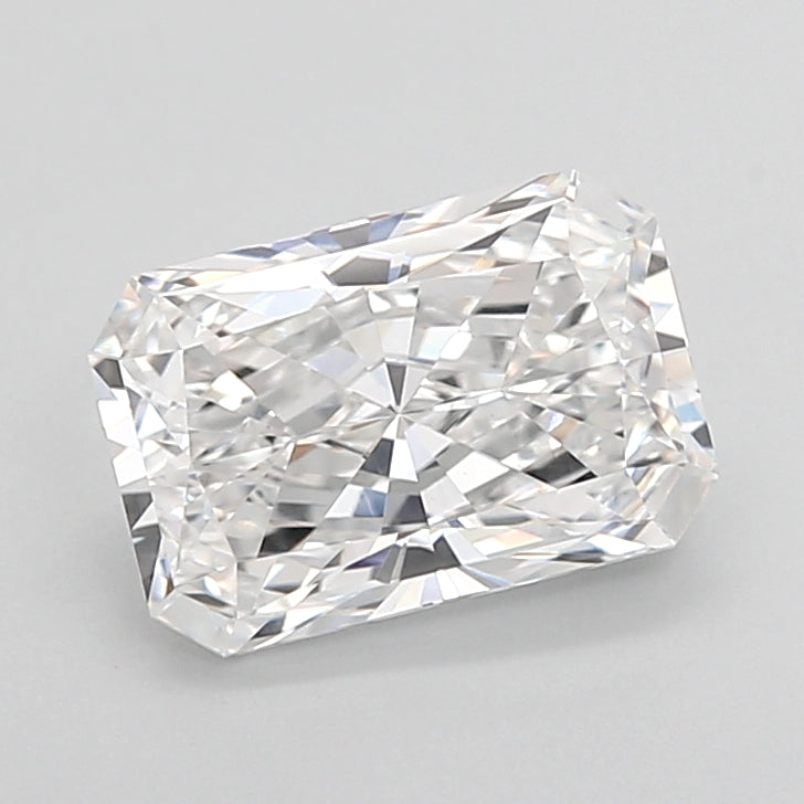2.07 Carat Radiant Shaped, Ideal Cut, E Color, VVS2 Clarity, IGI Certified Lab Grown Diamond