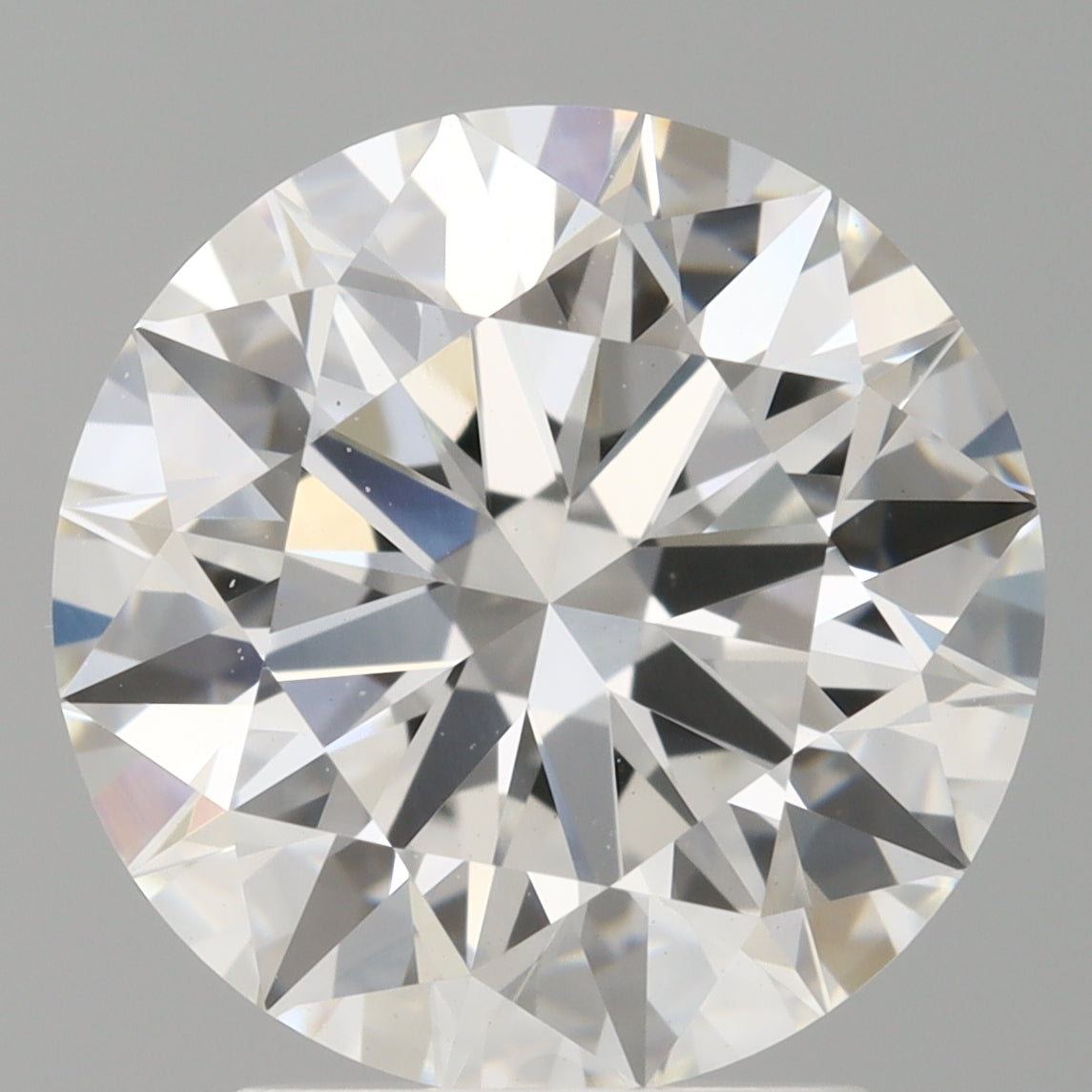3.06 Carat Round Shaped, Ideal Cut, E Color, VVS2 Clarity, IGI Certified Lab Grown Diamond