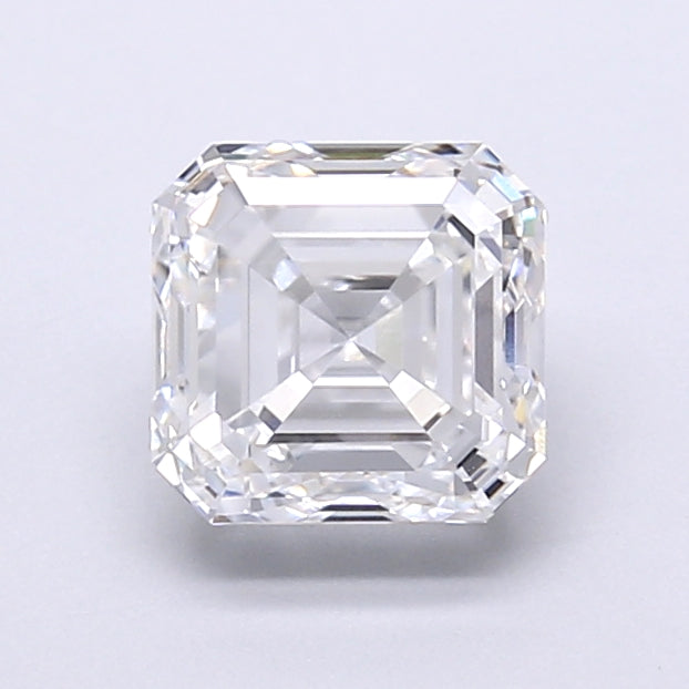 2.51 Carat Asscher Shaped, Very Good Cut, D Color, VVS1 Clarity, IGI Certified Lab Grown Diamond