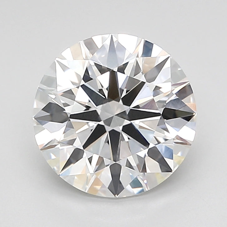 3.04 Carat Round Shaped, Ideal Cut, E Color, VVS2 Clarity, IGI Certified Lab Grown Diamond