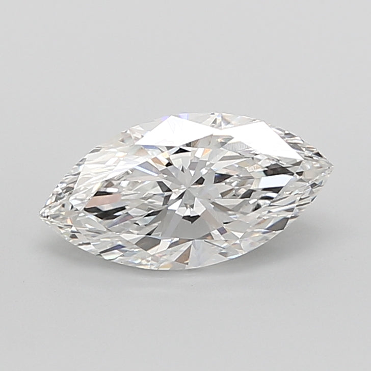 2.58 Carat Marquise Shaped, Ideal Cut, D Color, VVS2 Clarity, IGI Certified Lab Grown Diamond