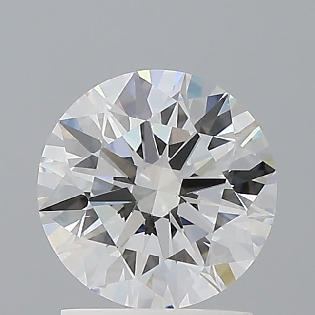 1.57 Carat Round Shaped, Ideal Cut, D Color, VVS2 Clarity, IGI Certified Lab Grown Diamond