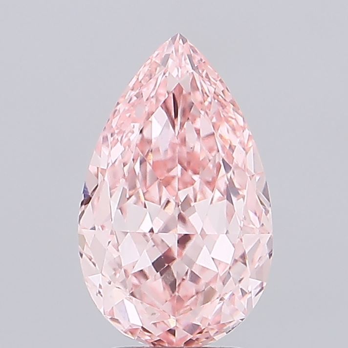 4.01 Carat Pear Shaped, Excellent Cut, VVS2 Clarity, IGI Certified Lab Grown Diamond