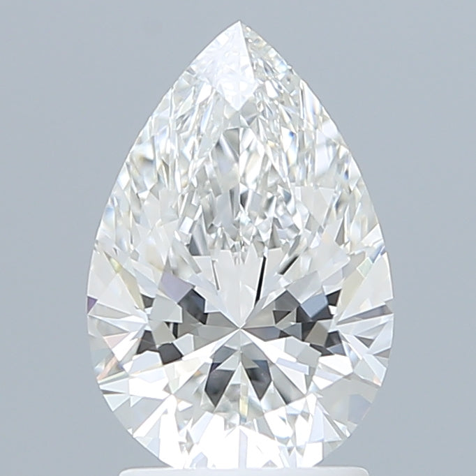 2.09 Carat Pear Shaped, Ideal Cut, E Color, VVS2 Clarity, IGI Certified Lab Grown Diamond