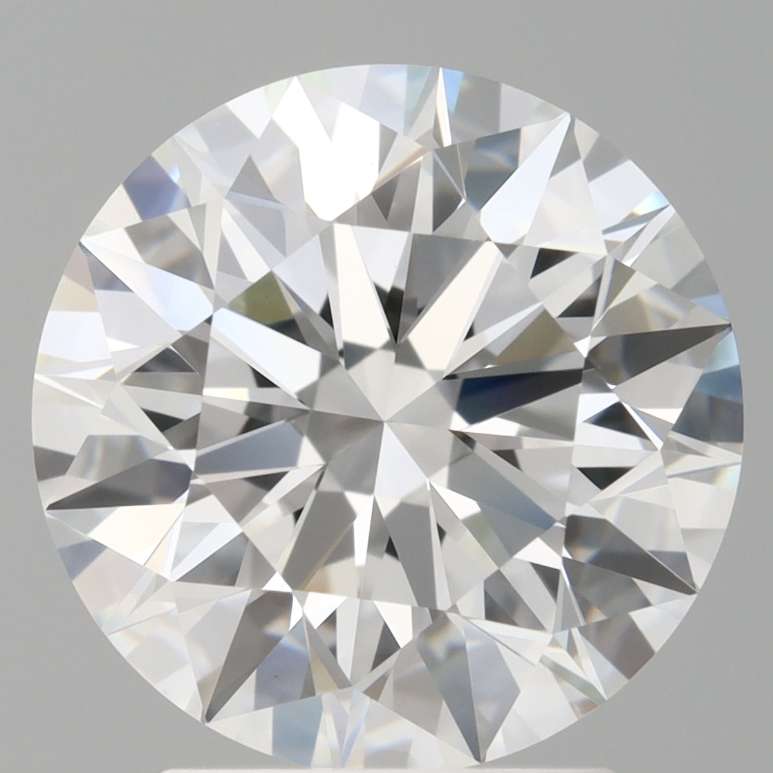 3.05 Carat Round Shaped, Ideal Cut, E Color, VVS2 Clarity, IGI Certified Lab Grown Diamond