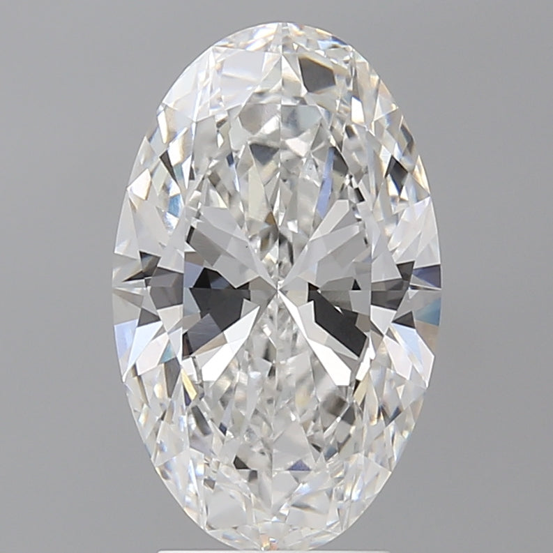 3.53 Carat Oval Shaped, Ideal Cut, E Color, VVS2 Clarity, IGI Certified Lab Grown Diamond