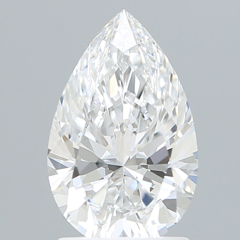 1.75 Carat Pear Shaped, Ideal Cut, D Color, VS1 Clarity, IGI Certified Lab Grown Diamond