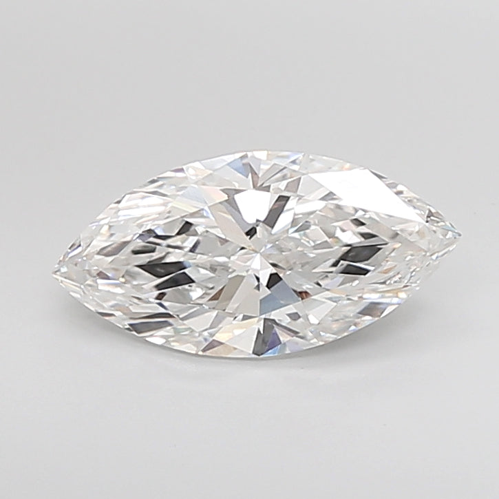 3.06 Carat Marquise Shaped, Ideal Cut, F Color, VVS2 Clarity, IGI Certified Lab Grown Diamond