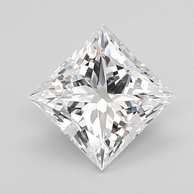 1.04 Carat Princess Shaped, Very Good Cut, D Color, VVS2 Clarity, IGI Certified Lab Grown Diamond