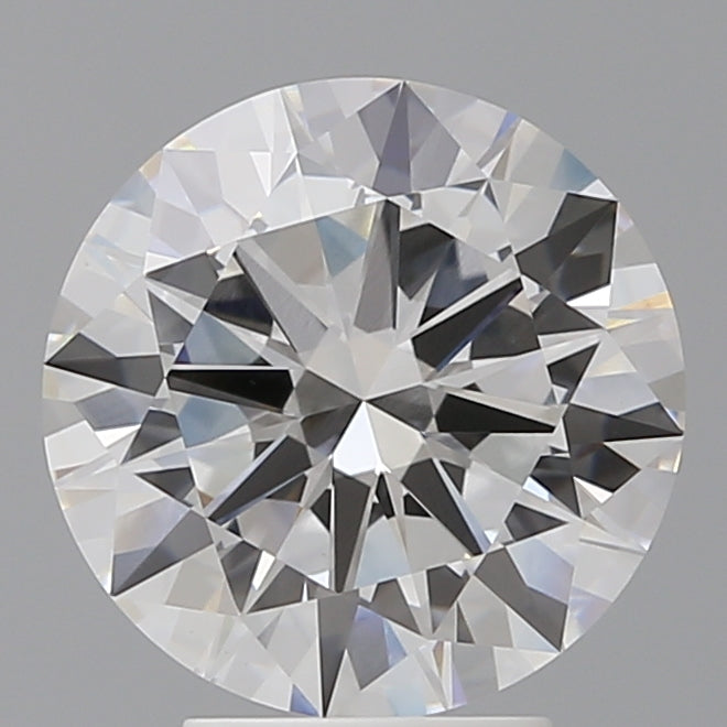 4.03 Carat Round Shaped, Excellent Cut, E Color, VVS2 Clarity, IGI Certified Lab Grown Diamond