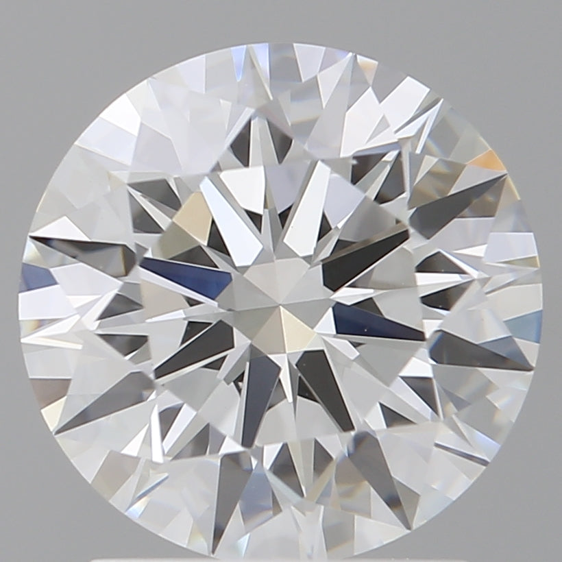 2.09 Carat Round Shaped, Ideal Cut, F Color, VVS2 Clarity, IGI Certified Lab Grown Diamond