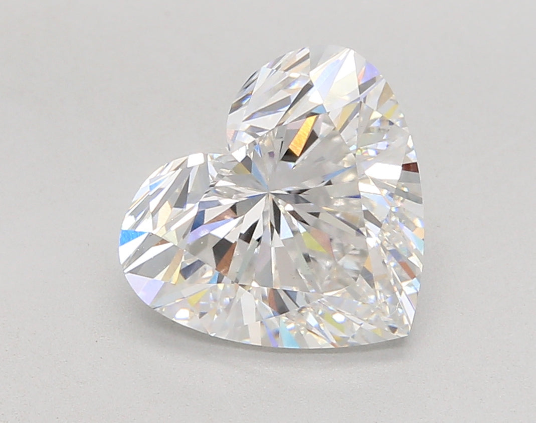4.03 Carat Heart Shaped, Ideal Cut, E Color, VS1 Clarity, IGI Certified Lab Grown Diamond