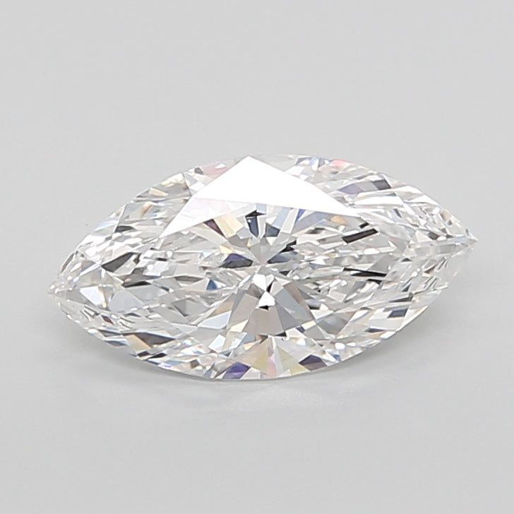 4.07 Carat Marquise Shaped, Ideal Cut, E Color, VVS2 Clarity, IGI Certified Lab Grown Diamond
