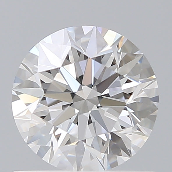 0.90 Carat Round Shaped, Excellent Cut, D Color, VVS2 Clarity, IGI Certified Lab Grown Diamond