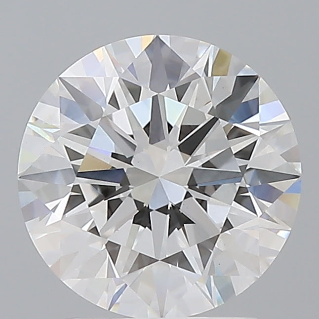 2.54 Carat Round Shaped, Ideal Cut, E Color, VS1 Clarity, IGI Certified Lab Grown Diamond