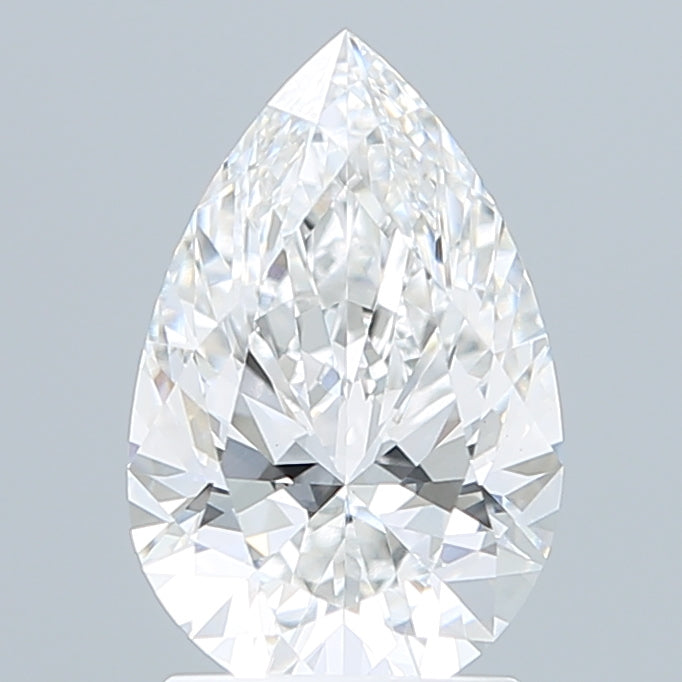 2.06 Carat Pear Shaped, Ideal Cut, E Color, VVS2 Clarity, IGI Certified Lab Grown Diamond