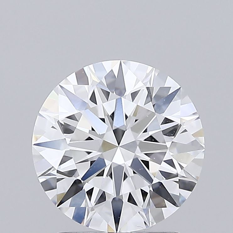 2.06 Carat Round Shaped, Ideal Cut, E Color, VVS2 Clarity, IGI Certified Lab Grown Diamond