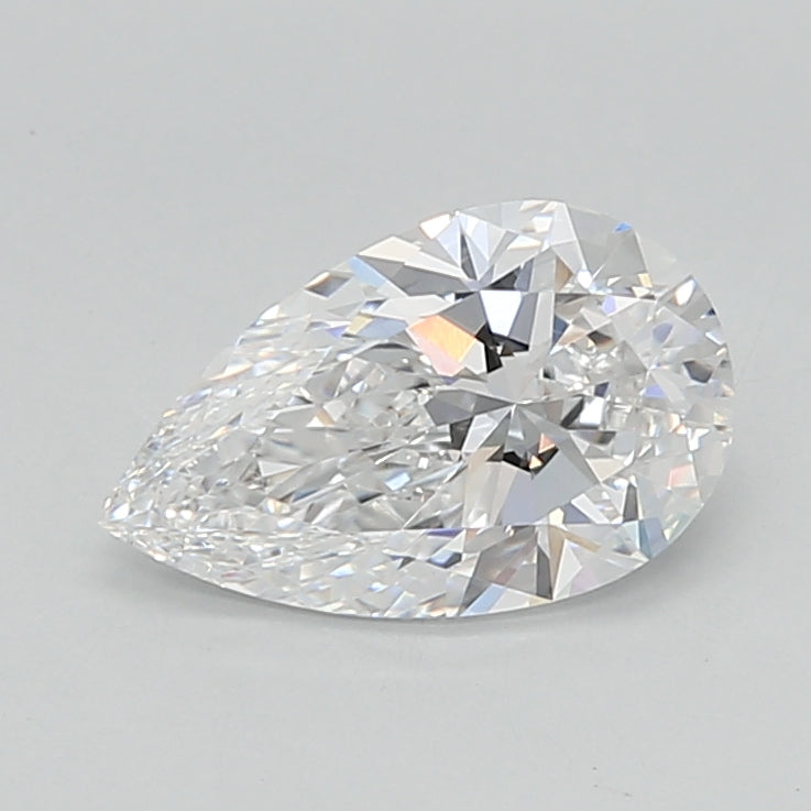 1.05 Carat Pear Shaped, Ideal Cut, D Color, VVS2 Clarity, IGI Certified Lab Grown Diamond