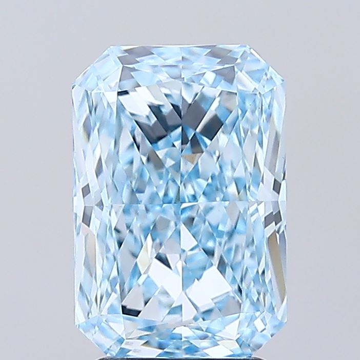 3.03 Carat Radiant Shaped, Ideal Cut, VS1 Clarity, IGI Certified Lab Grown Diamond
