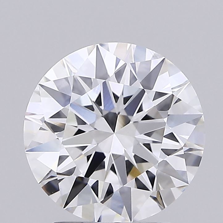 2.35 Carat Round Shaped, Ideal Cut, E Color, VVS2 Clarity, IGI Certified Lab Grown Diamond