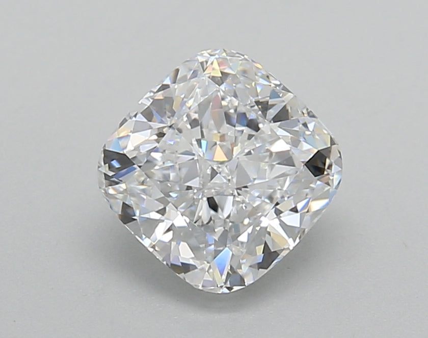 1.52 Carat Cushion Shaped, Excellent Cut, D Color, VVS2 Clarity, IGI Certified Lab Grown Diamond