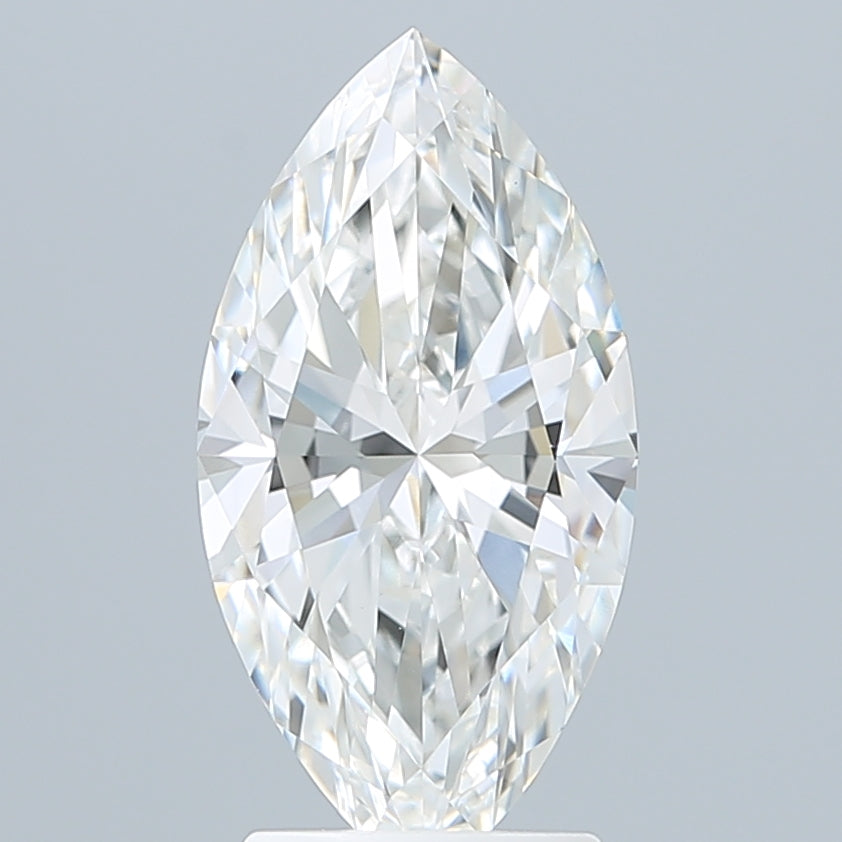 2.60 Carat Marquise Shaped, Ideal Cut, F Color, VVS2 Clarity, IGI Certified Lab Grown Diamond