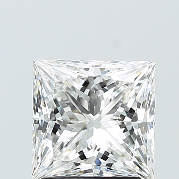 2.07 Carat Princess Shaped, Ideal Cut, E Color, VVS2 Clarity, IGI Certified Lab Grown Diamond