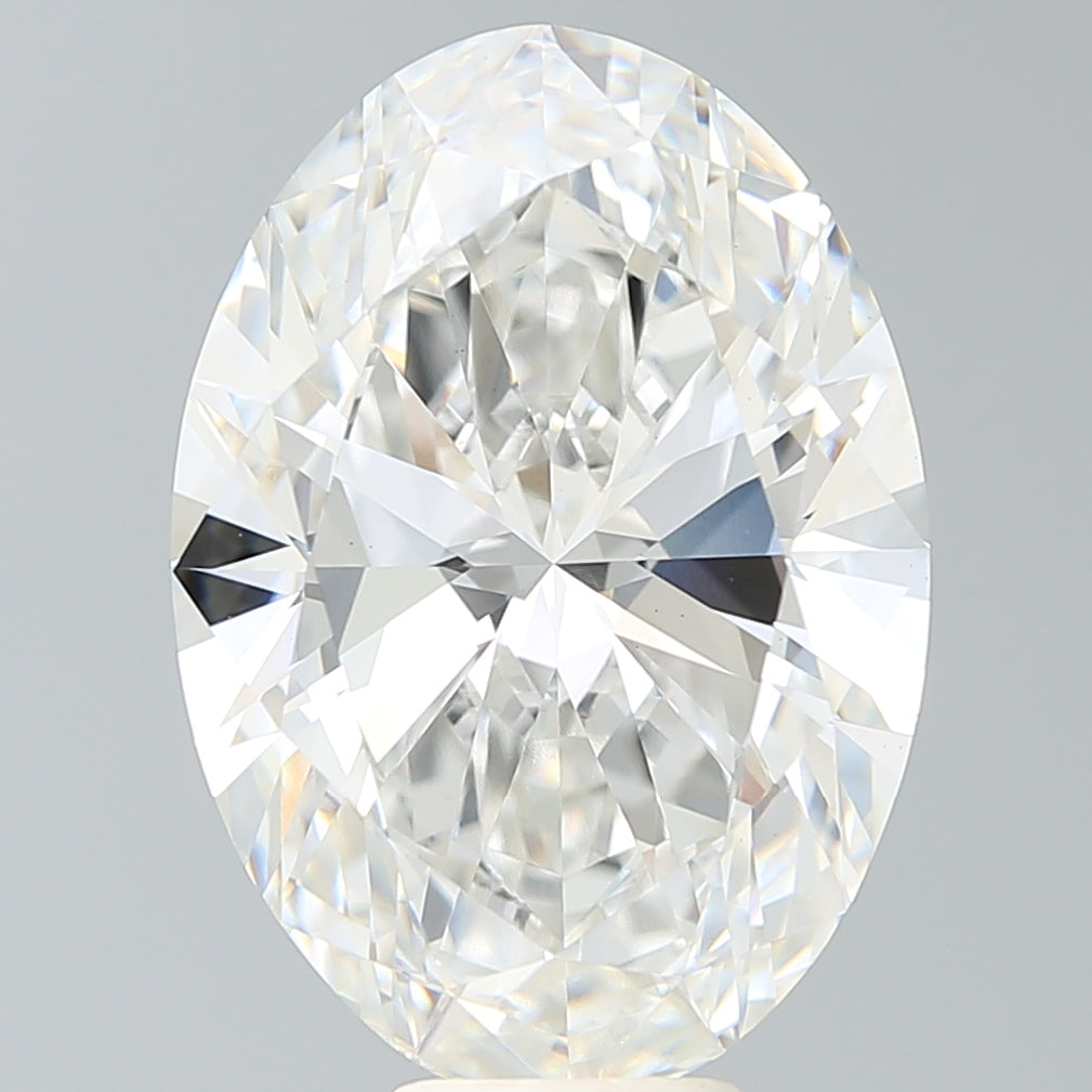 10.49 Carat Oval Shaped, Ideal Cut, F Color, VS1 Clarity, IGI Certified Lab Grown Diamond