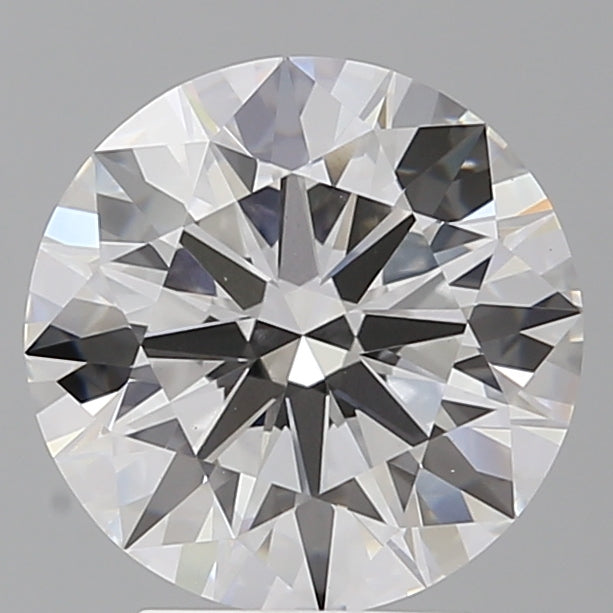 3.53 Carat Round Shaped, Ideal Cut, F Color, VS1 Clarity, IGI Certified Lab Grown Diamond