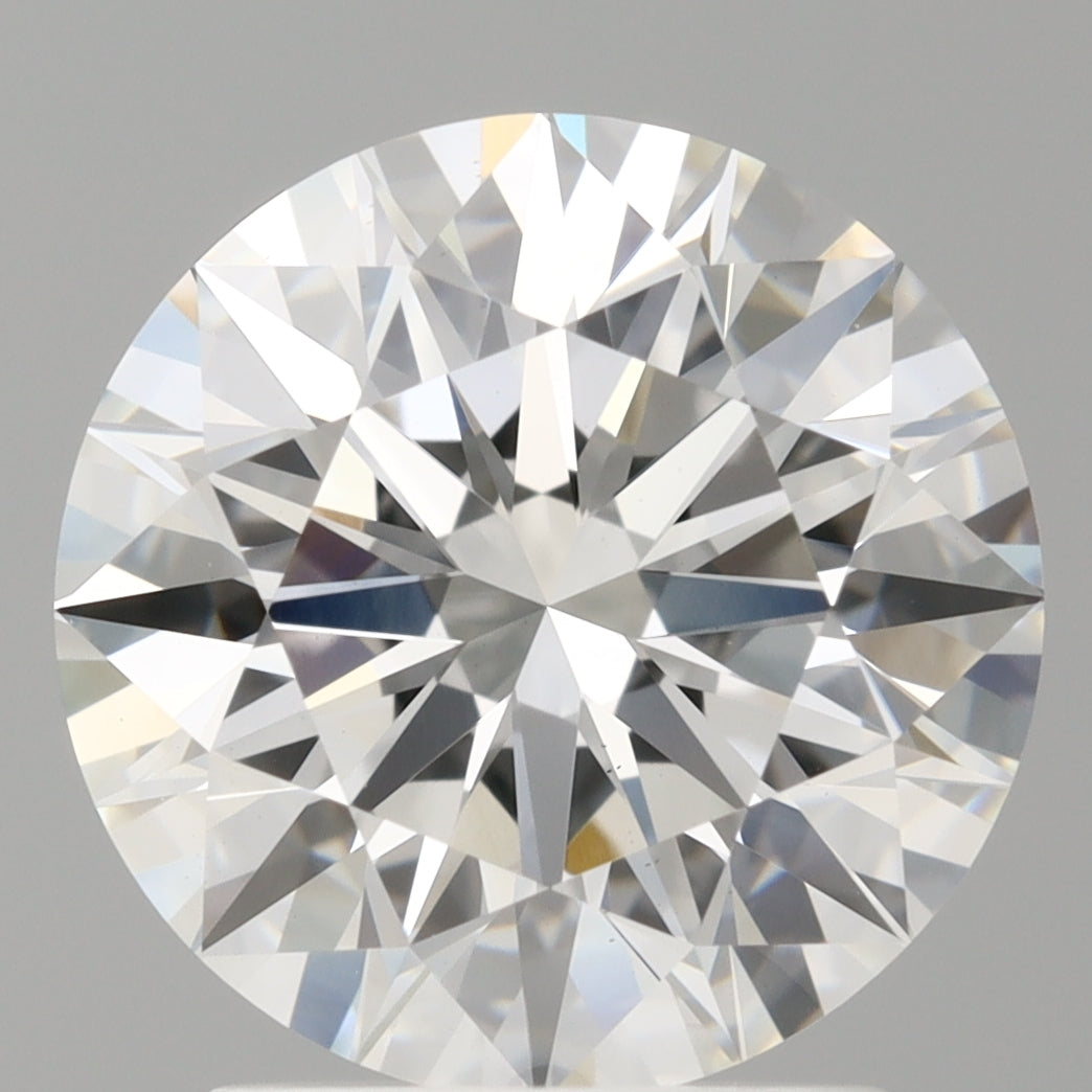 2.42 Carat Round Shaped, Ideal Cut, E Color, VS1 Clarity, IGI Certified Lab Grown Diamond