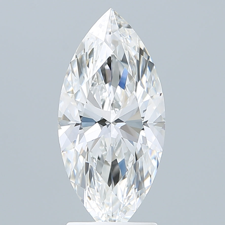 2.57 Carat Marquise Shaped, Ideal Cut, E Color, VVS2 Clarity, IGI Certified Lab Grown Diamond