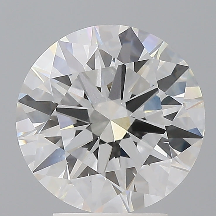 3.53 Carat Round Shaped, Ideal Cut, F Color, VVS2 Clarity, IGI Certified Lab Grown Diamond