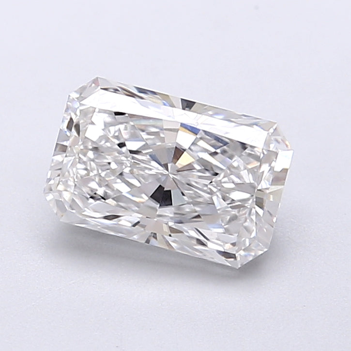 1.50 Carat Radiant Shaped, Very Good Cut, D Color, VS1 Clarity, IGI Certified Lab Grown Diamond