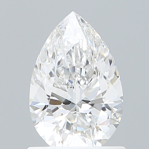 1.01 Carat Pear Shaped, Ideal Cut, D Color, VVS2 Clarity, IGI Certified Lab Grown Diamond