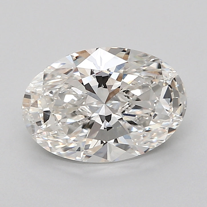 2.05 Carat Oval Shaped, Ideal Cut, G Color, VVS2 Clarity, IGI Certified Lab Grown Diamond