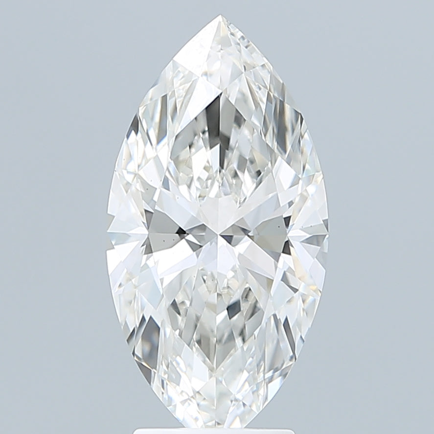 3.52 Carat Marquise Shaped, Ideal Cut, F Color, VS1 Clarity, IGI Certified Lab Grown Diamond
