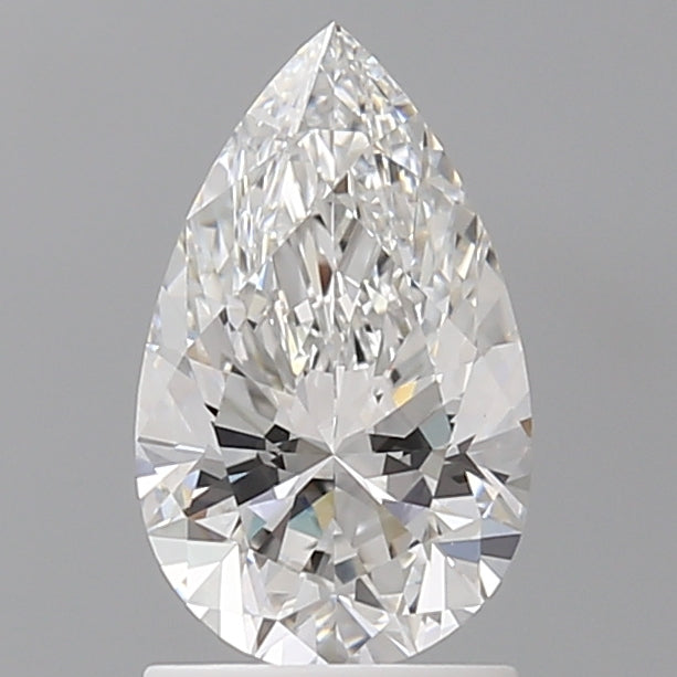 1.53 Carat Pear Shaped, Ideal Cut, E Color, VVS2 Clarity, IGI Certified Lab Grown Diamond