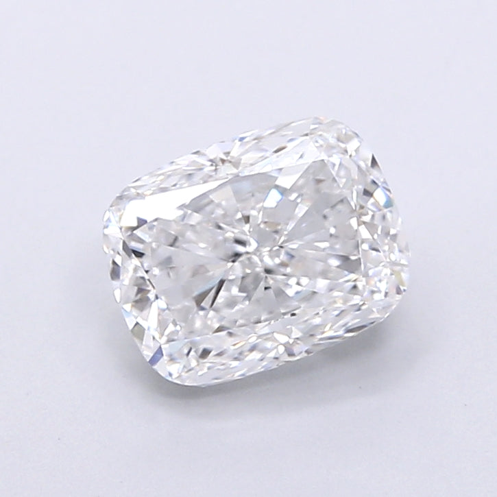 1.50 Carat Cushion Shaped, Very Good Cut, D Color, VVS2 Clarity, IGI Certified Lab Grown Diamond