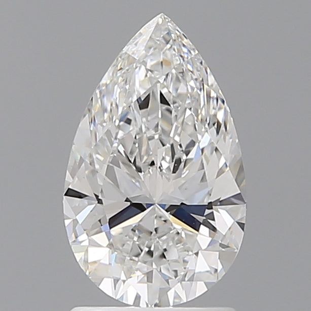 1.56 Carat Pear Shaped, Ideal Cut, E Color, VVS2 Clarity, IGI Certified Lab Grown Diamond