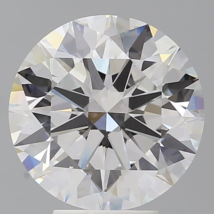 5.07 Carat Round Shaped, Excellent Cut, F Color, VVS2 Clarity, IGI Certified Lab Grown Diamond