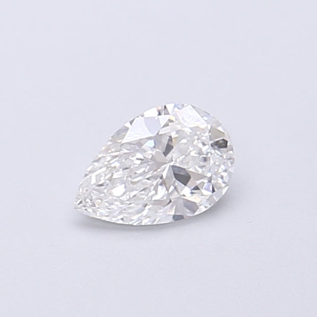 0.35 Carat Pear Shaped, Very Good Cut, D Color, VVS2 Clarity, IGI Certified Lab Grown Diamond