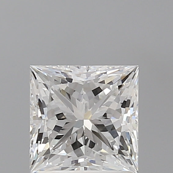 1.53 Carat Princess Shaped, Ideal Cut, E Color, VS1 Clarity, IGI Certified Lab Grown Diamond