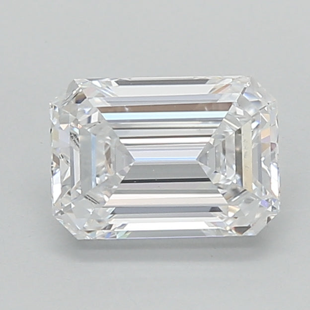1.07 Carat Emerald Shaped, Very Good Cut, D Color, VVS2 Clarity, IGI Certified Lab Grown Diamond