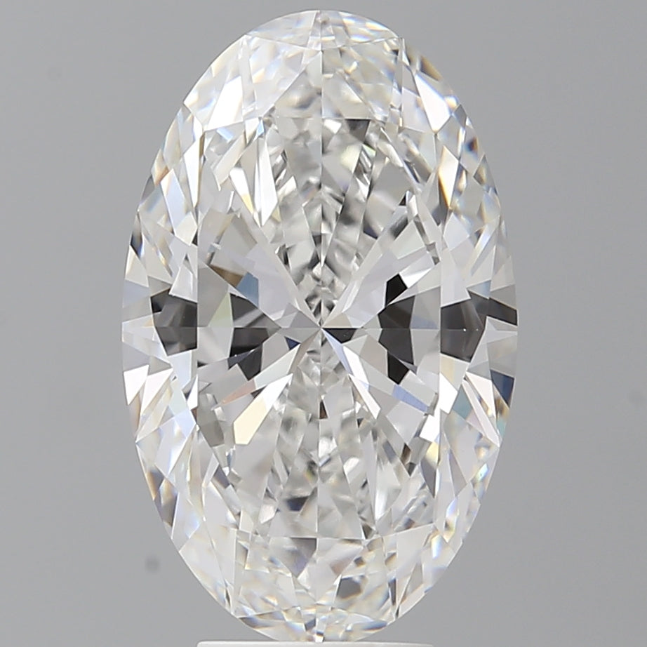 6.09 Carat Oval Shaped, Ideal Cut, E Color, VVS2 Clarity, IGI Certified Lab Grown Diamond