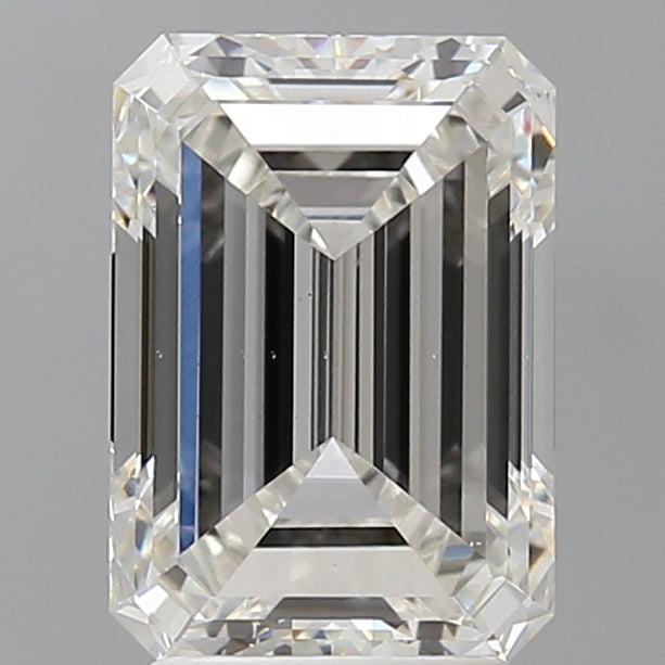 3.50 Carat Emerald Shaped, Excellent Cut, F Color, VS1 Clarity, IGI Certified Lab Grown Diamond