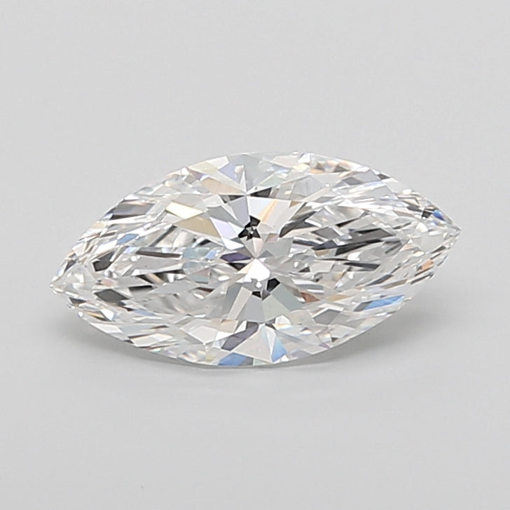 3.09 Carat Marquise Shaped, Ideal Cut, E Color, VVS2 Clarity, IGI Certified Lab Grown Diamond