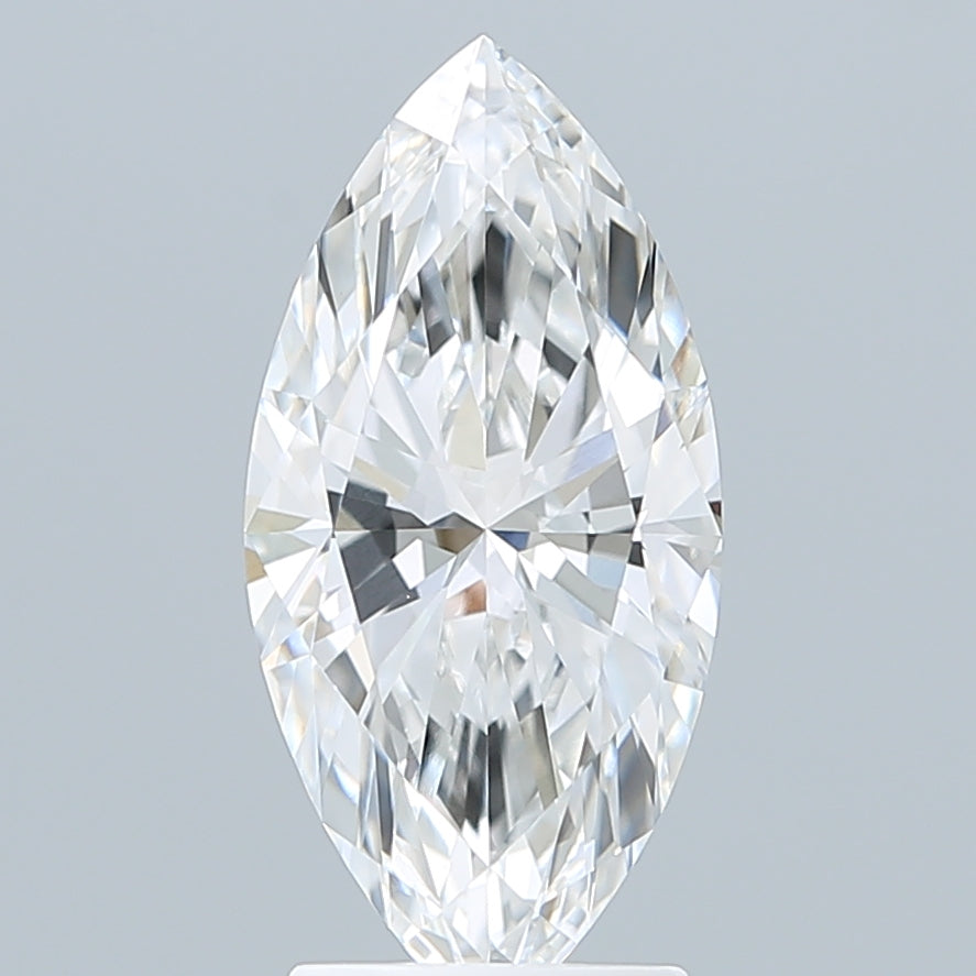 2.58 Carat Marquise Shaped, Ideal Cut, E Color, VVS2 Clarity, IGI Certified Lab Grown Diamond